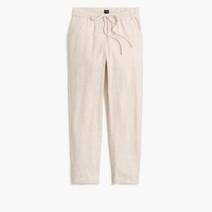 J. Crew women’s striped linen Cotten blend drawstring pant